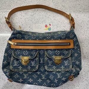 Louis Vuitton Denim Baggy PM Shoulder Bag